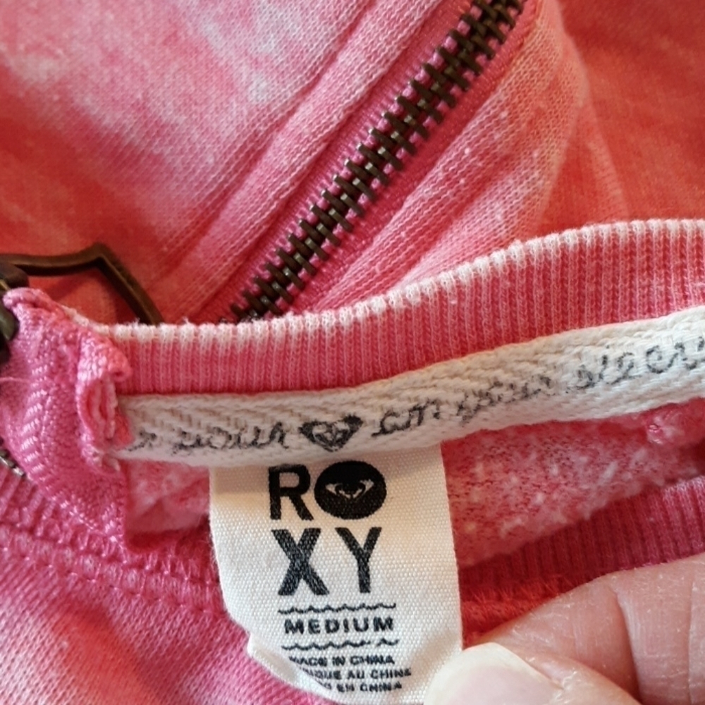 Roxy pink medium sweatshirt - Picture 4 of 4